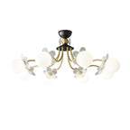 Quenlyn Glass Chandelier-Moonnatur