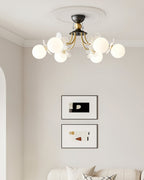Quenlyn Glass Chandelier-Moonnatur