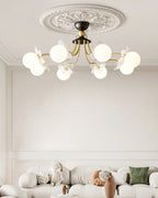 Quenlyn Glass Chandelier-Moonnatur