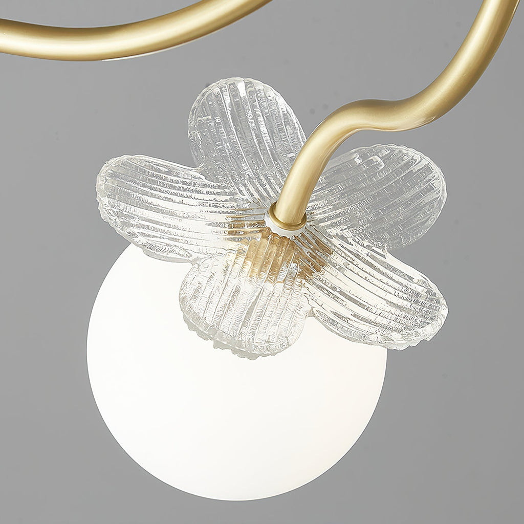 Quenlyn Glass Chandelier-Moonnatur