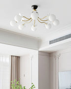 Quenlyn Glass Chandelier-Moonnatur