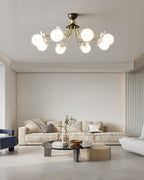 Quenlyn Glass Chandelier-Moonnatur