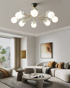 Quenlyn Glass Chandelier-Moonnatur