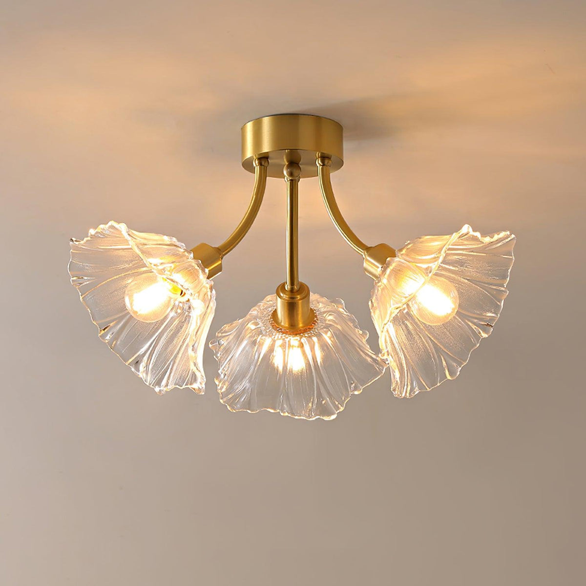 Junarose Glass Ceiling Light-Moonnatur