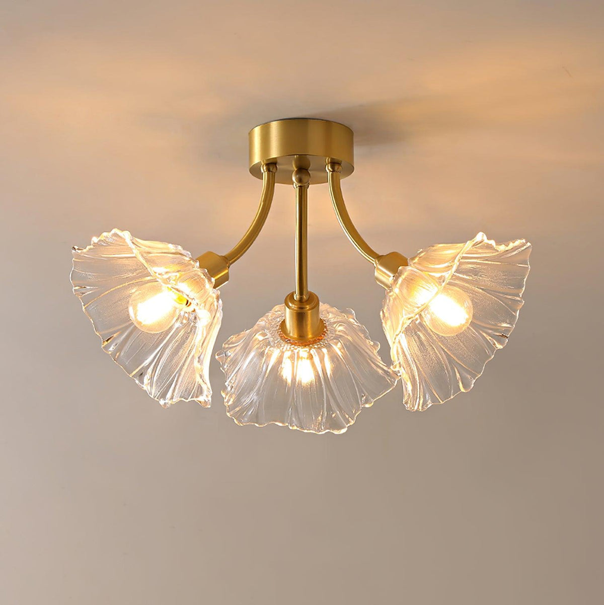 Junarose Glass Ceiling Light-Moonnatur