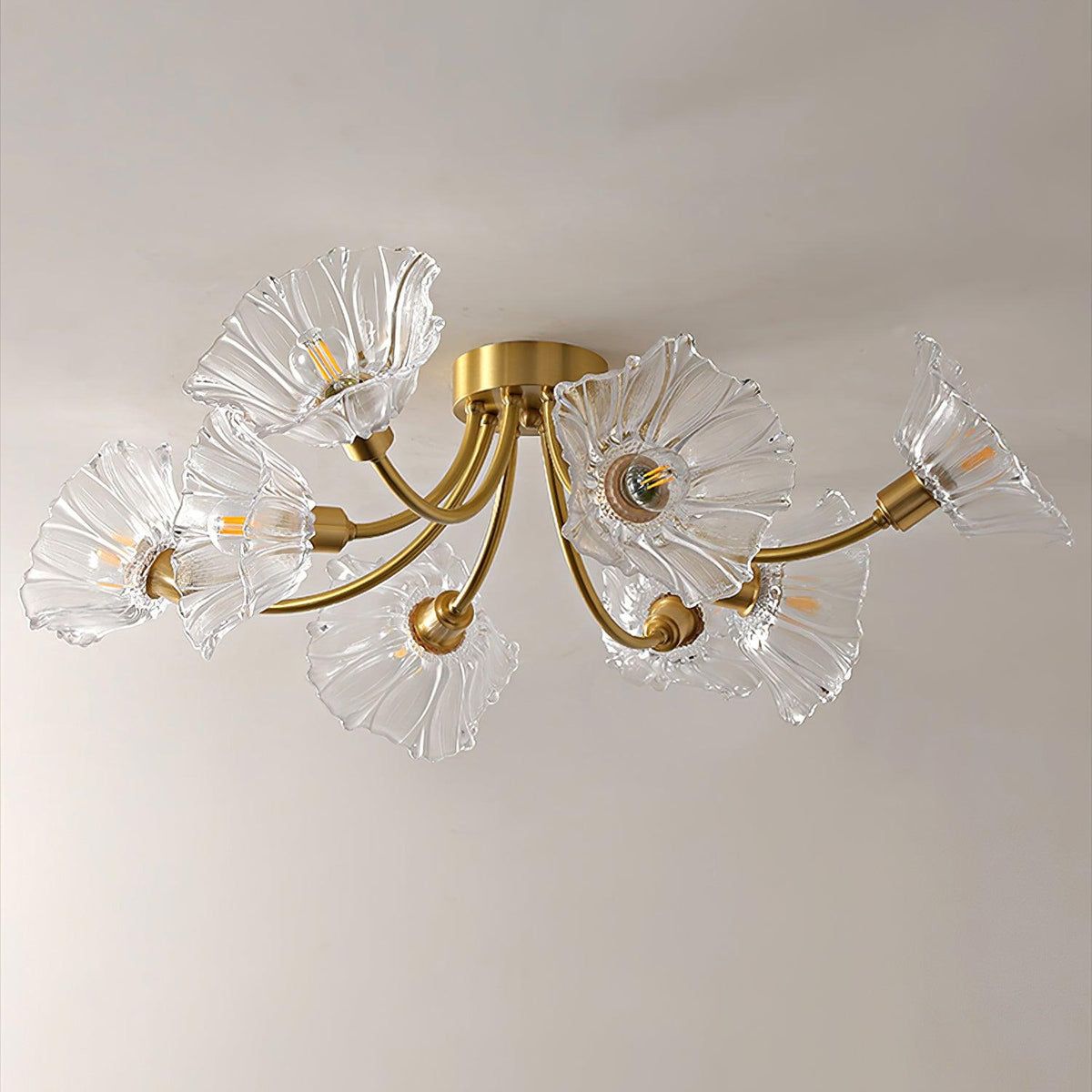 Junarose Glass Ceiling Light-Moonnatur