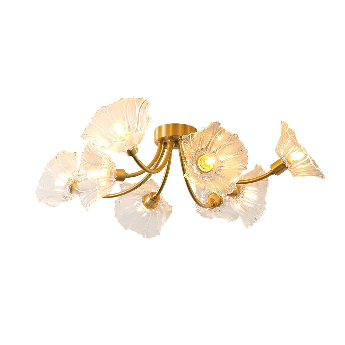 Junarose Glass Ceiling Light-Moonnatur