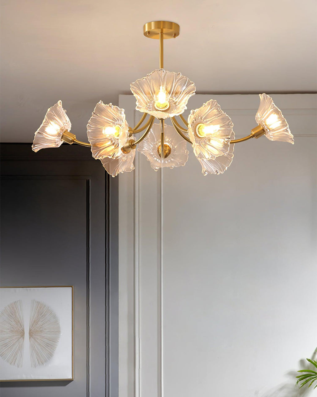 Mioren Glass Chandelier-Moonnatur