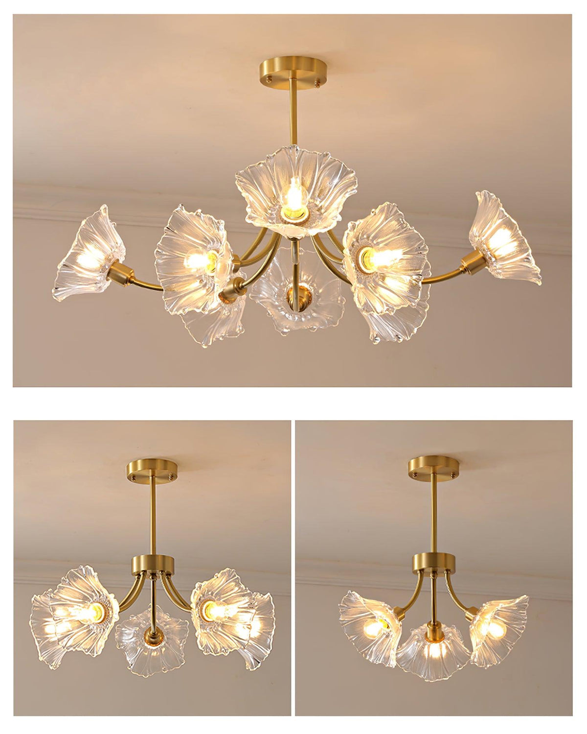 Mioren Glass Chandelier-Moonnatur