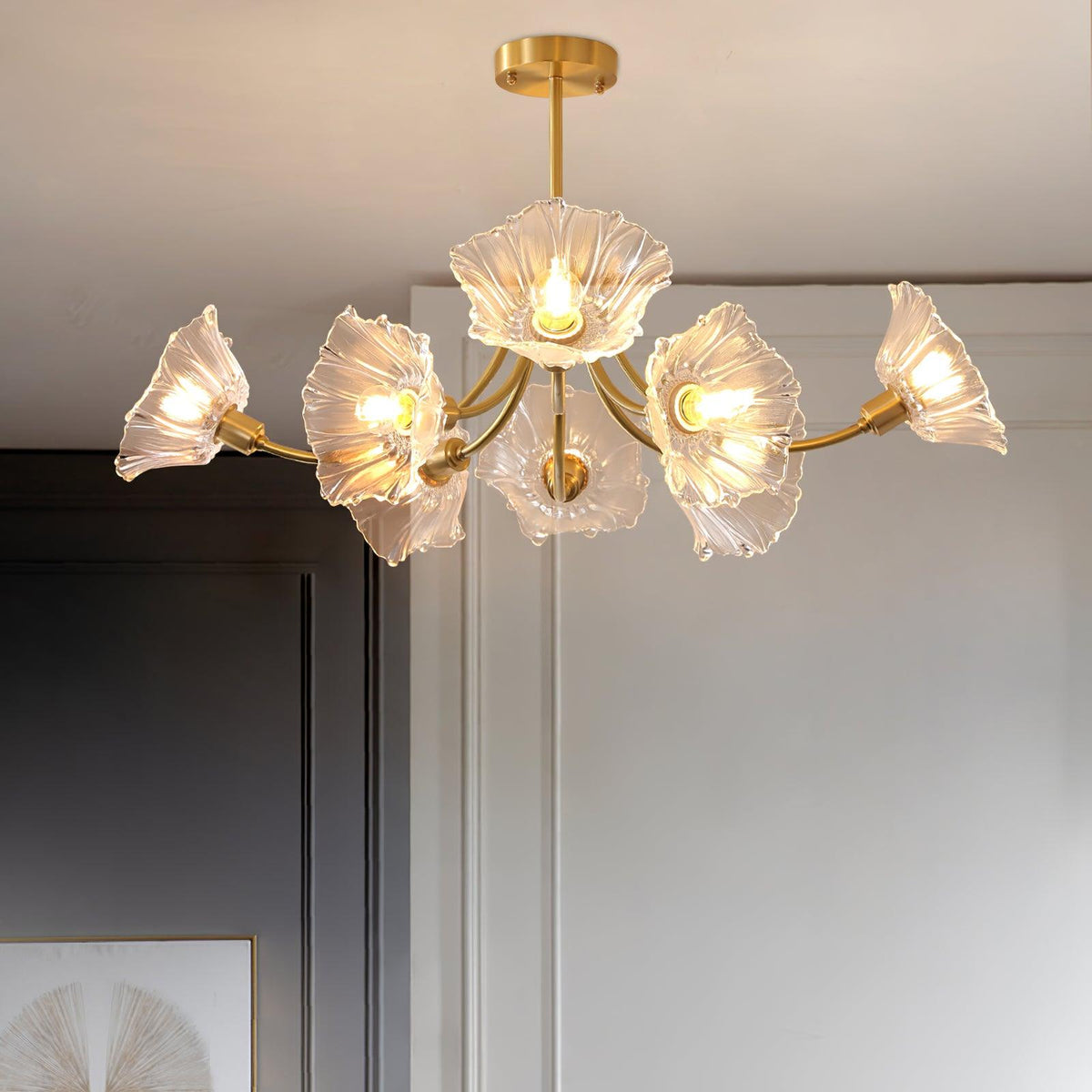 Mioren Glass Chandelier-Moonnatur