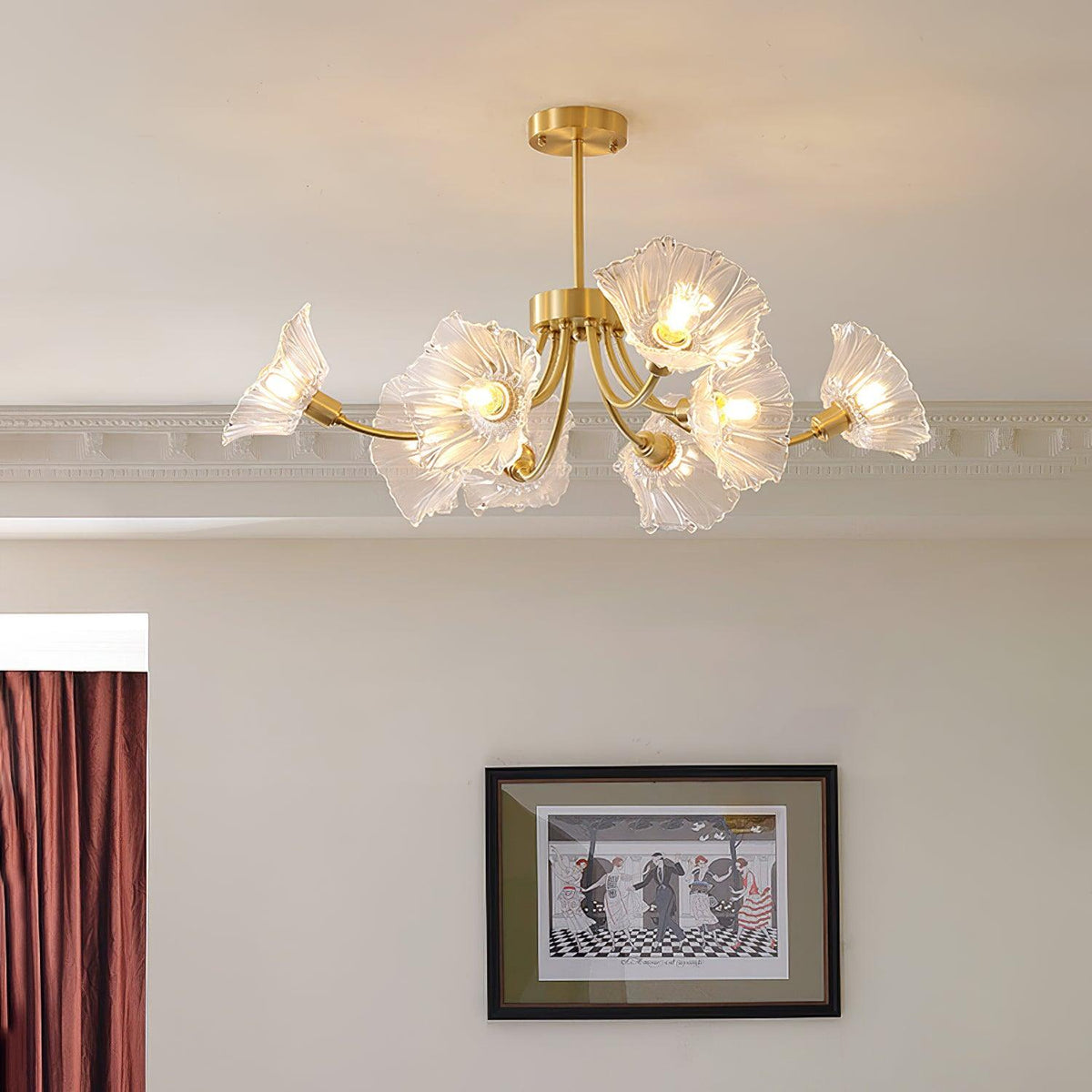 Mioren Glass Chandelier-Moonnatur