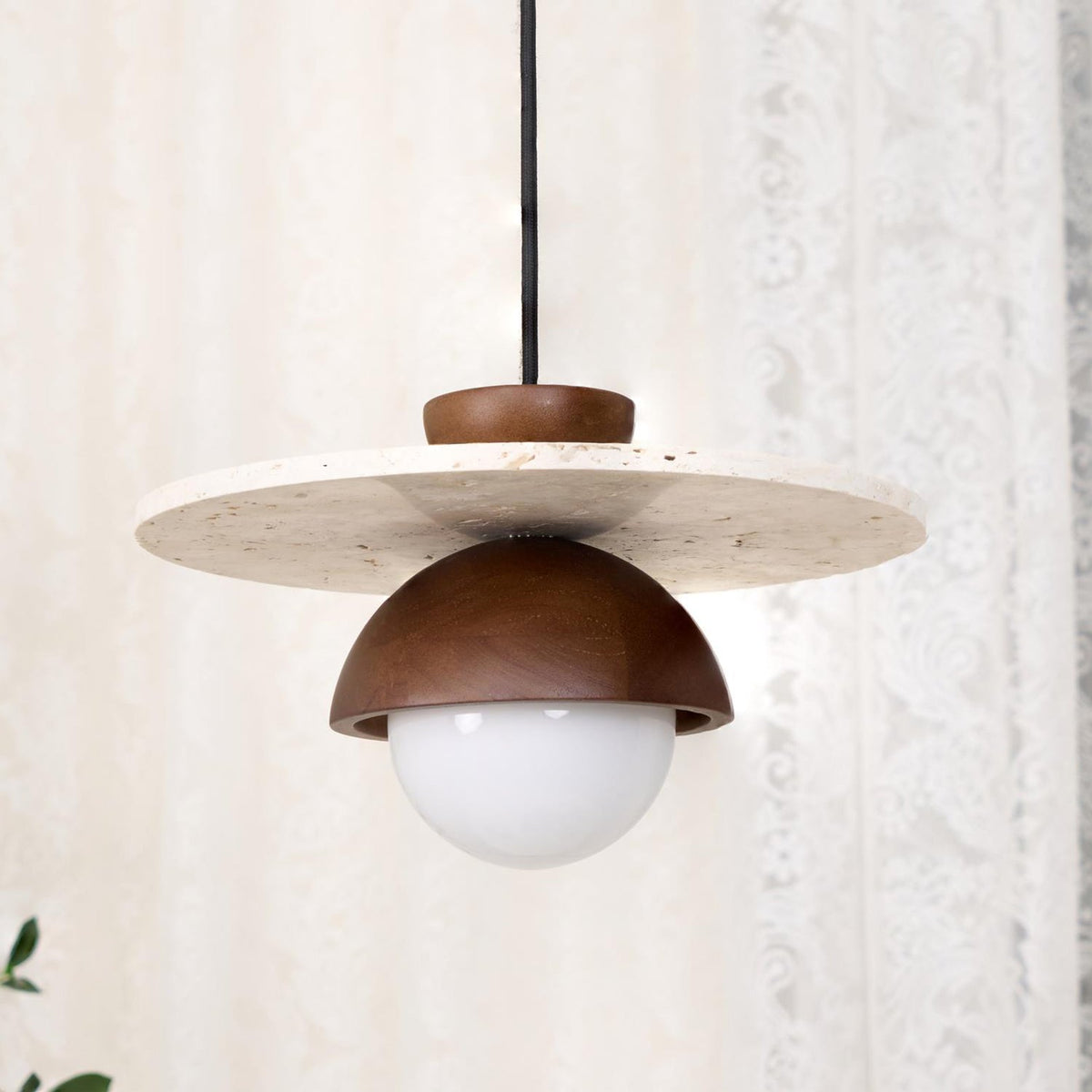 Wilvengrove Glass Pendant Light-Moonnatur
