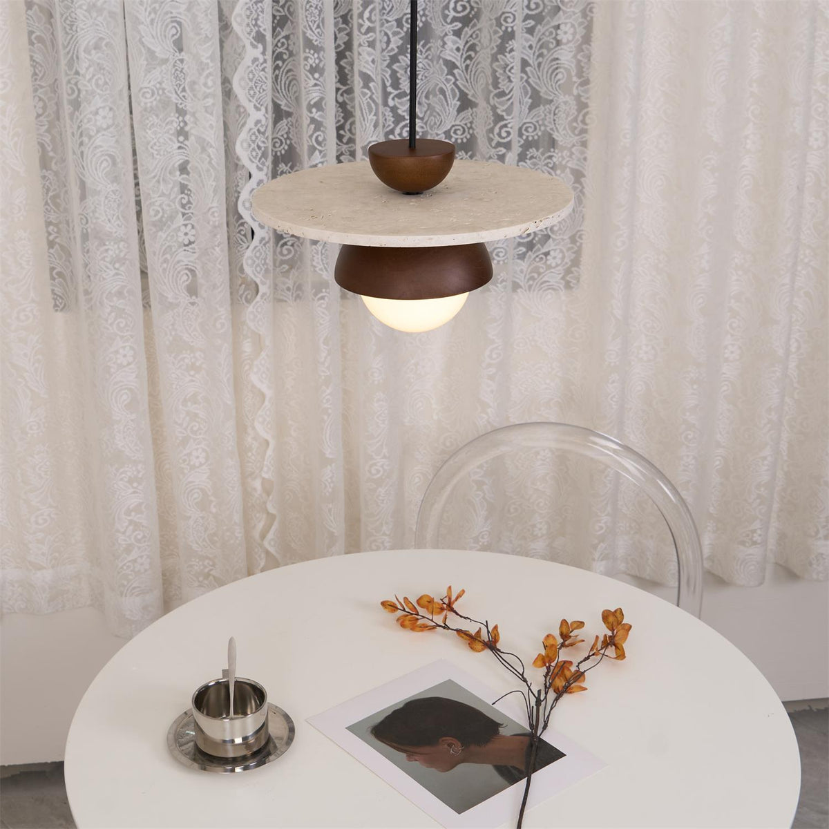 Wilvengrove Glass Pendant Light-Moonnatur