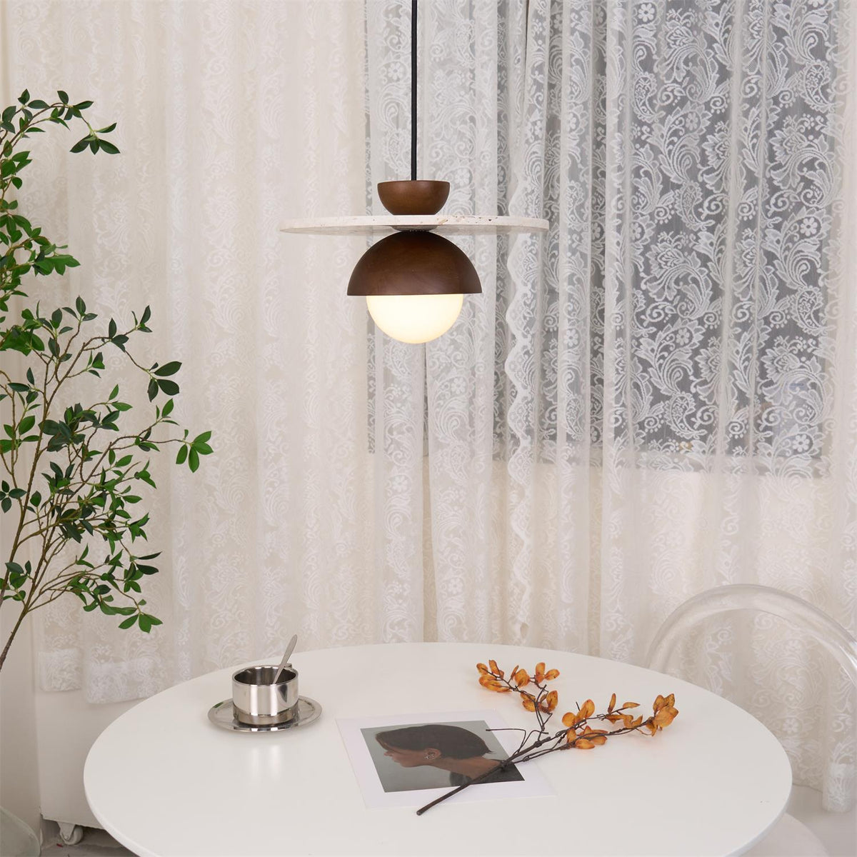 Wilvengrove Glass Pendant Light-Moonnatur