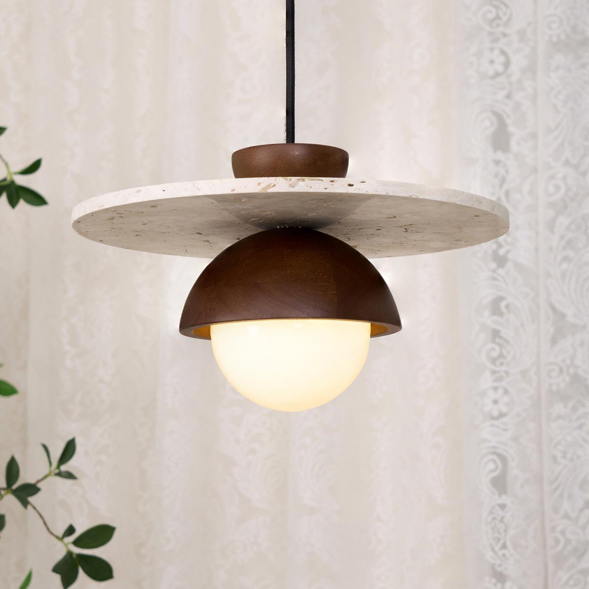 Wilvengrove Glass Pendant Light-Moonnatur