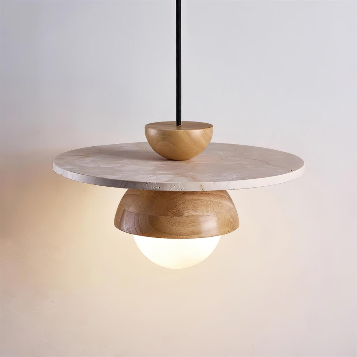 Wilvengrove Glass Pendant Light-Moonnatur