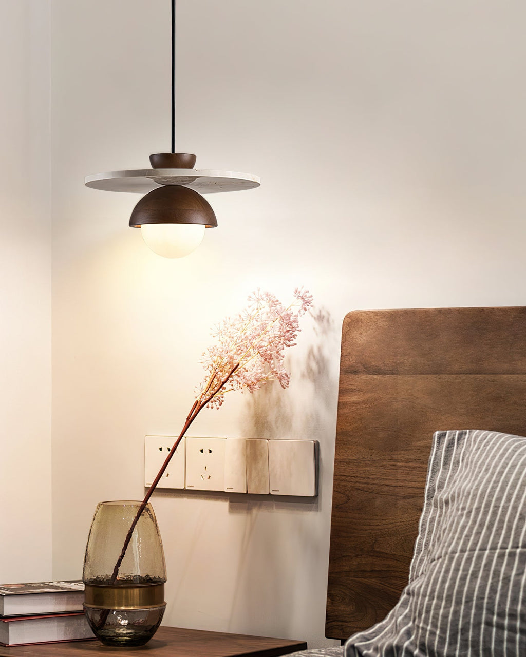 Wilvengrove Glass Pendant Light-Moonnatur