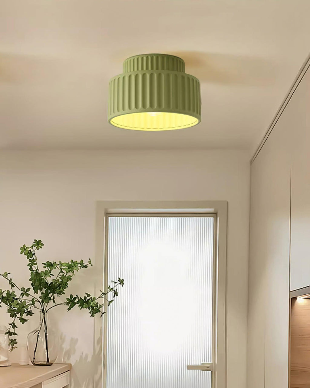 Pavira Resin Ceiling Lamp-Moonnatur