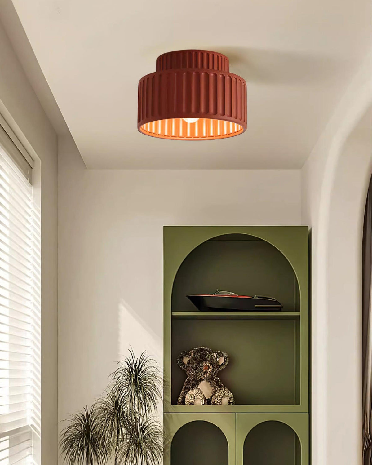 Pavira Resin Ceiling Lamp-Moonnatur