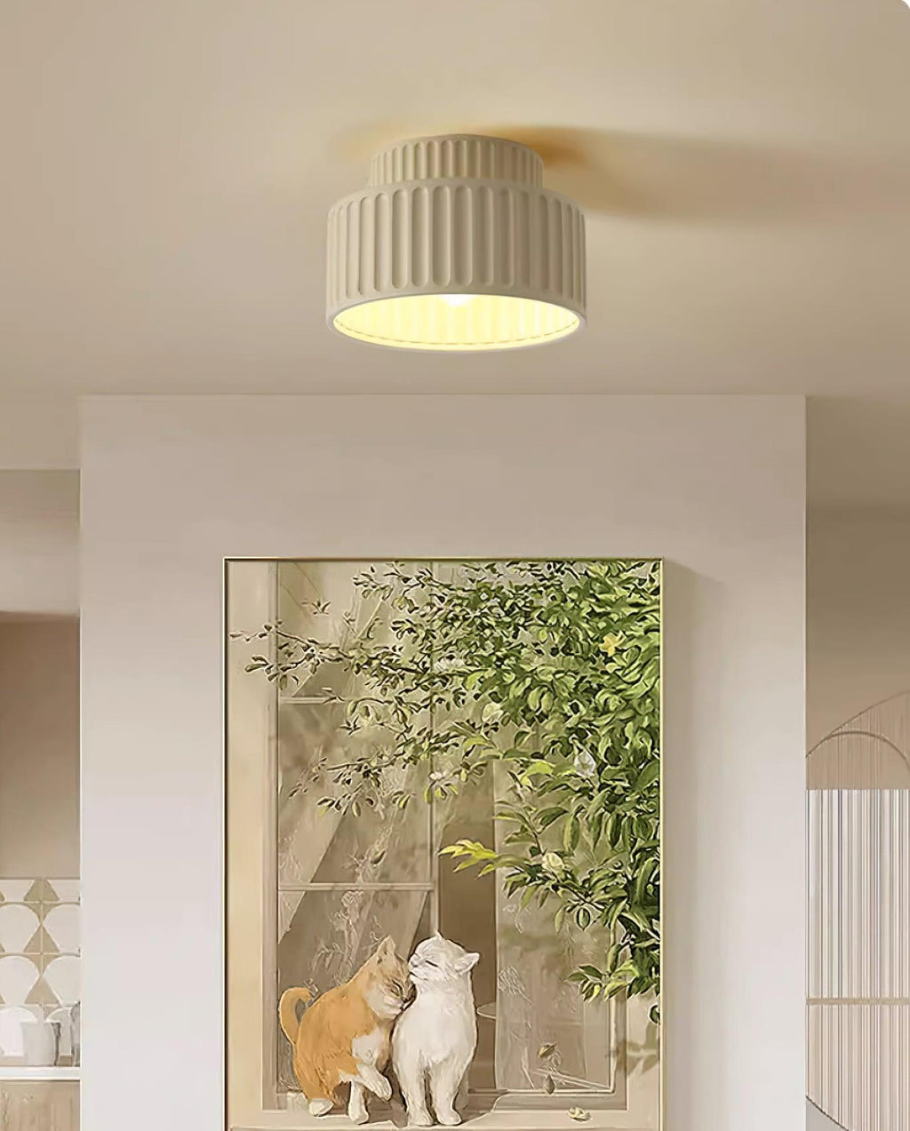 Pavira Resin Ceiling Lamp-Moonnatur