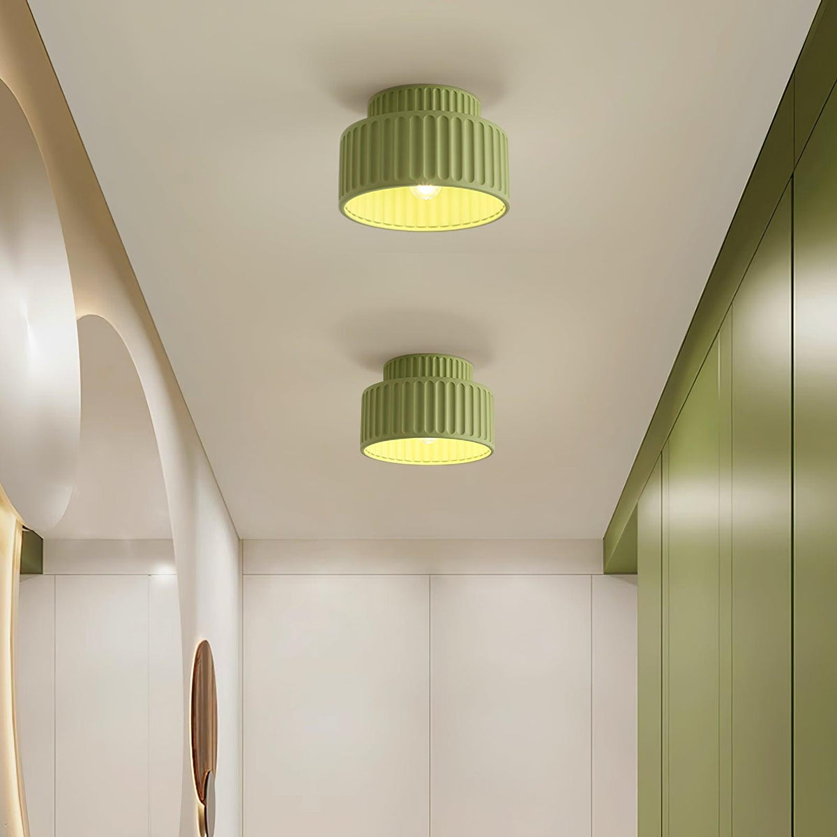 Pavira Resin Ceiling Lamp-Moonnatur