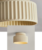 Pavira Resin Ceiling Lamp-Moonnatur