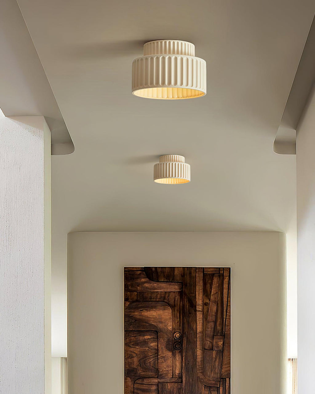 Pavira Resin Ceiling Lamp-Moonnatur