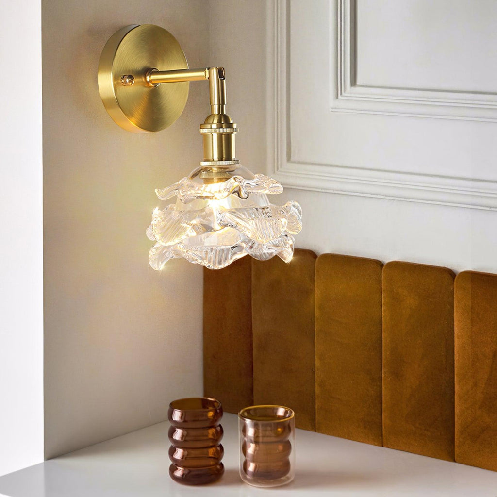 Camberden Glass Wall Light-Moonnatur