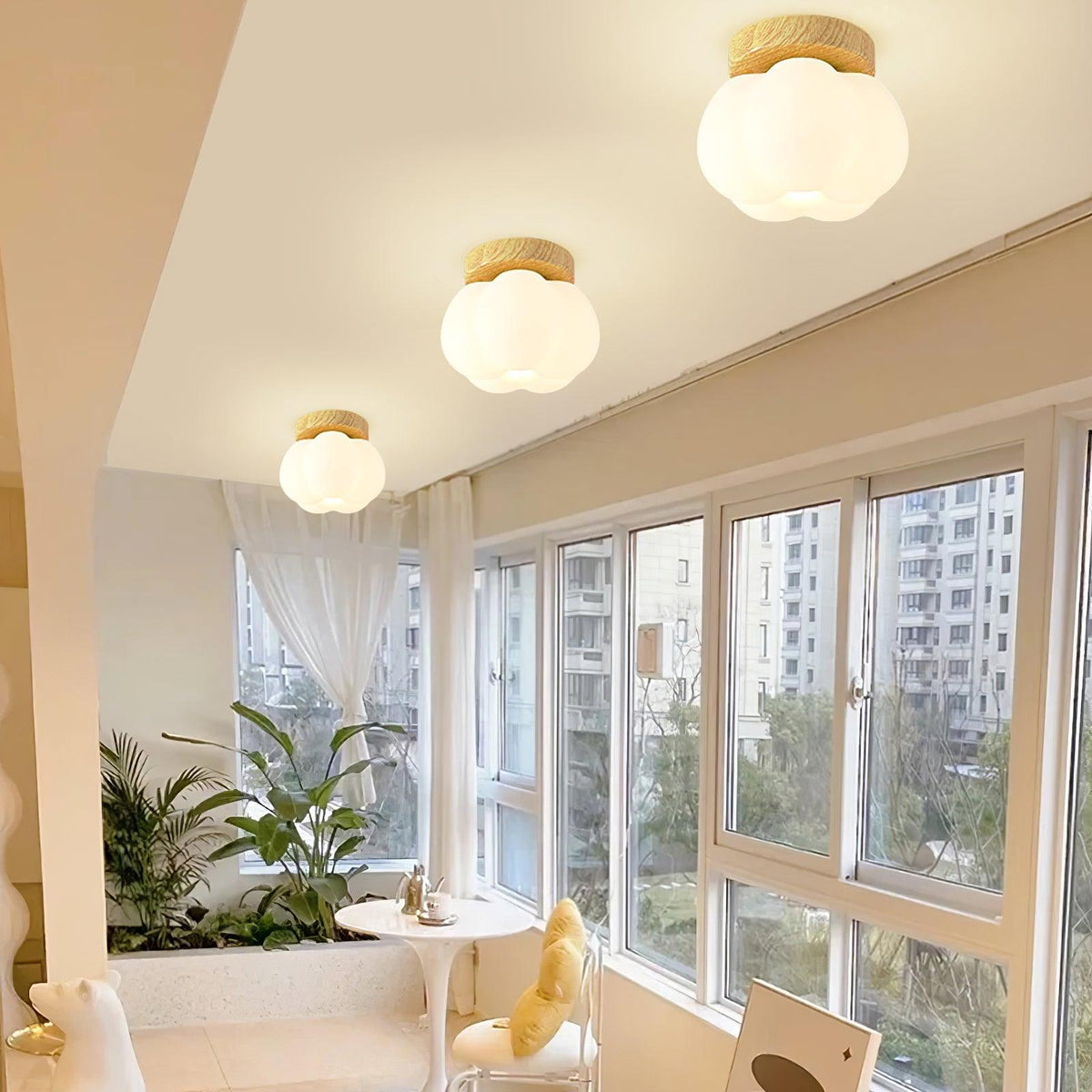 Silvenelle Acrylic Ceiling Light-Moonnatur