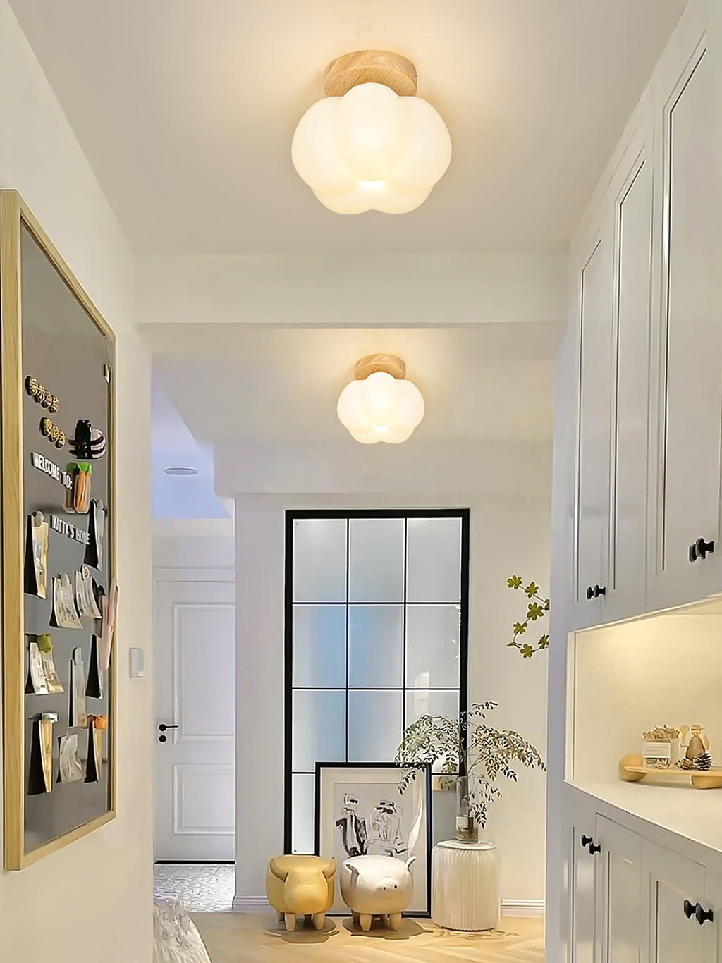 Silvenelle Acrylic Ceiling Light-Moonnatur