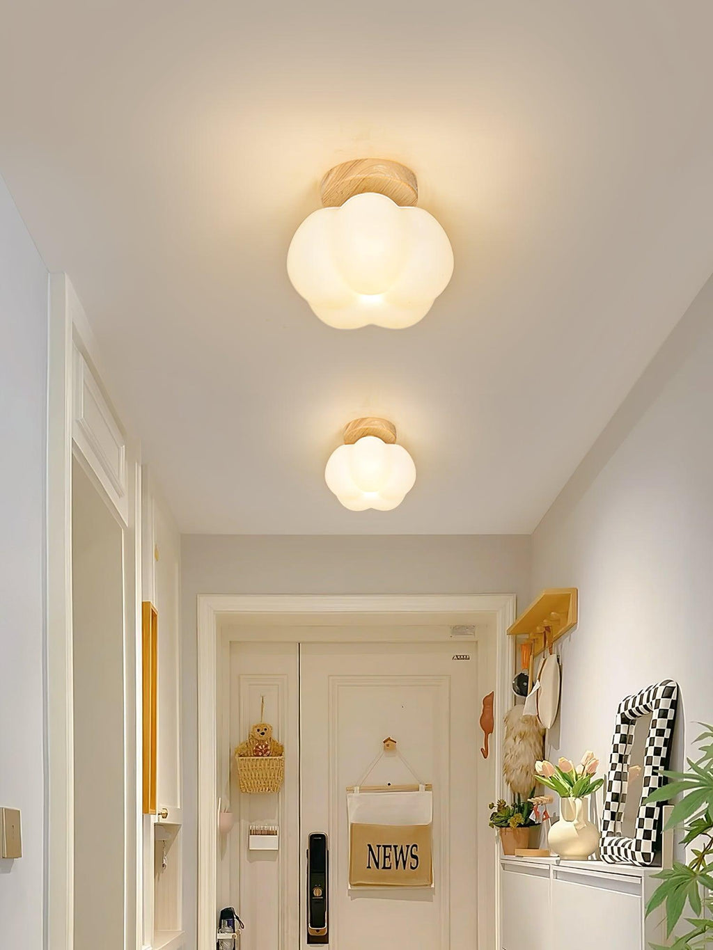 Silvenelle Acrylic Ceiling Light-Moonnatur