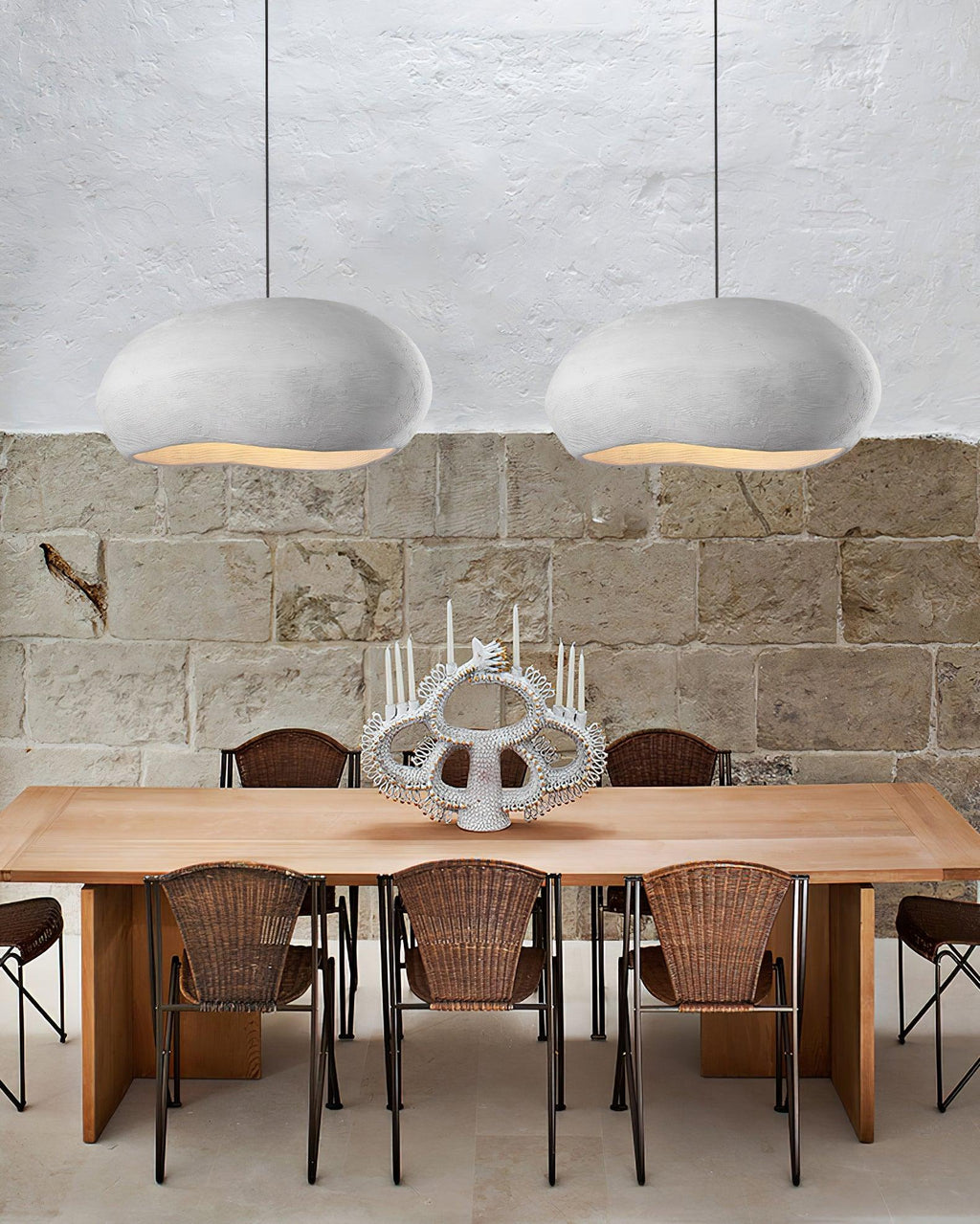 Lorrenora Composite Pendant Light-Moonnatur