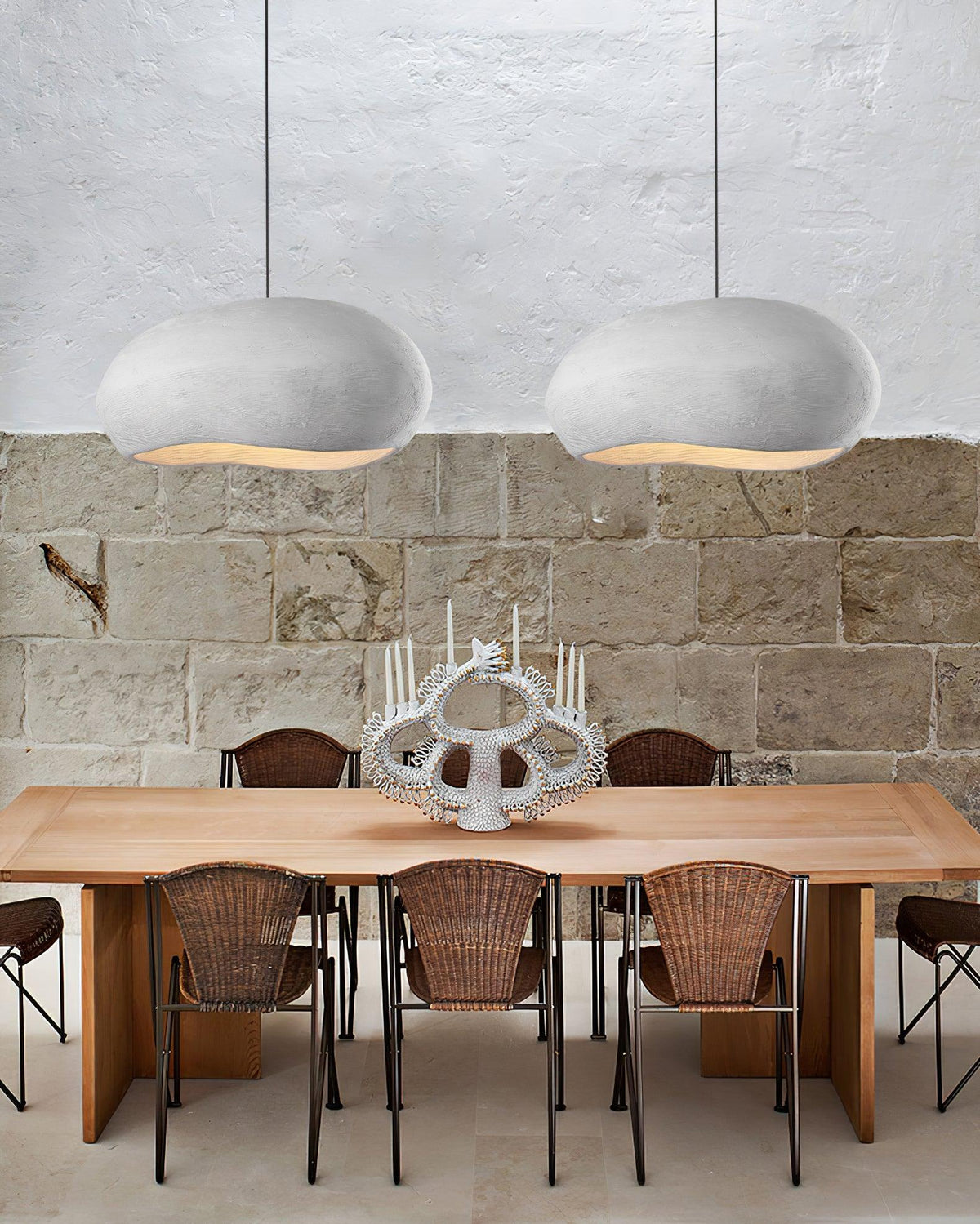 Lorrenora Composite Pendant Light-Moonnatur