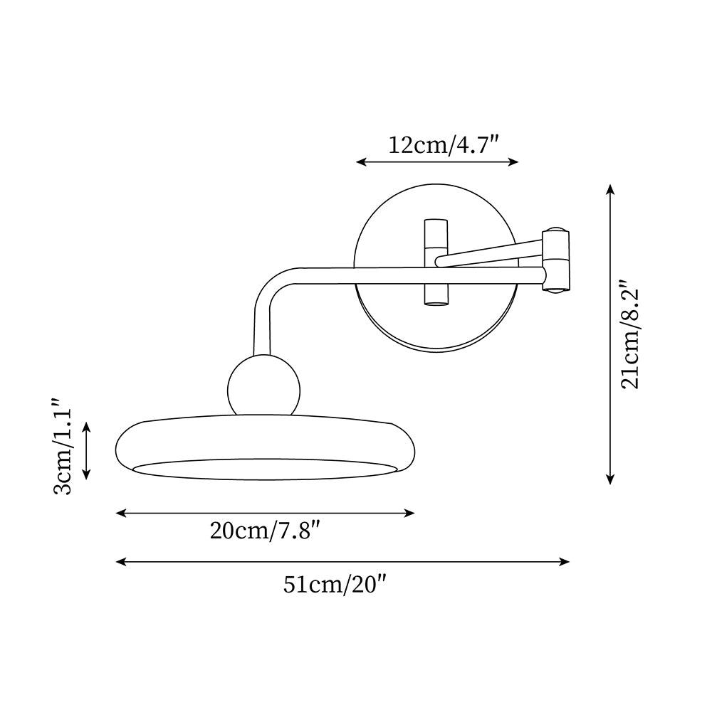 Sardeneris Metal Wall Light-Moonnatur