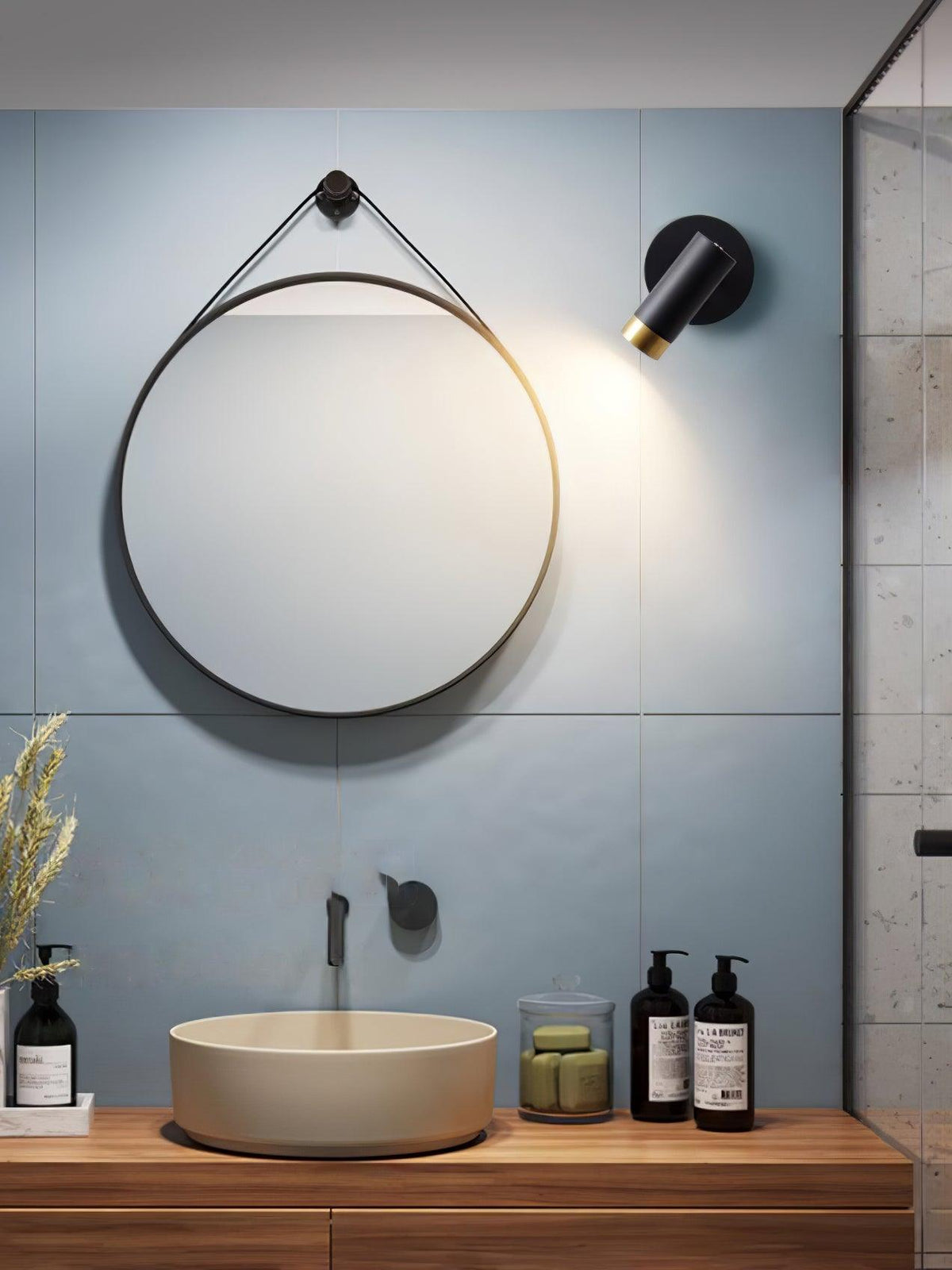 Perrinelle Metal Wall Light-Moonnatur