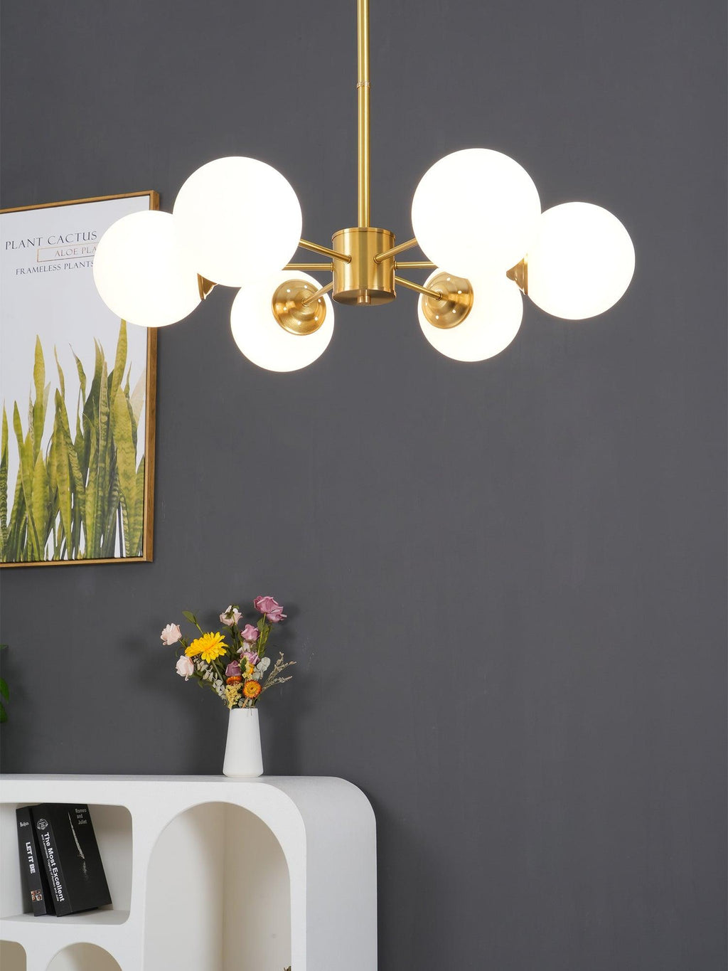 Brynina Glass Chandelier-Moonnatur