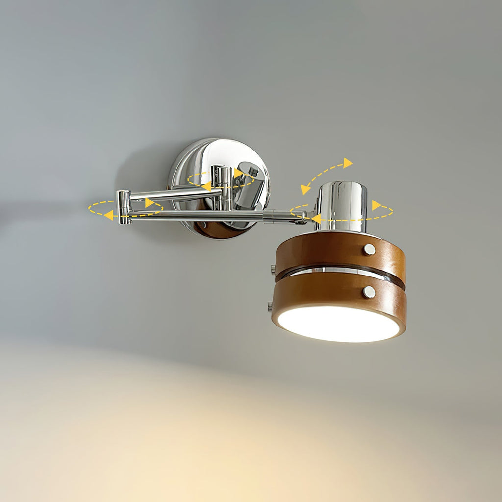 Vardenholm Wood Wall Light-Moonnatur