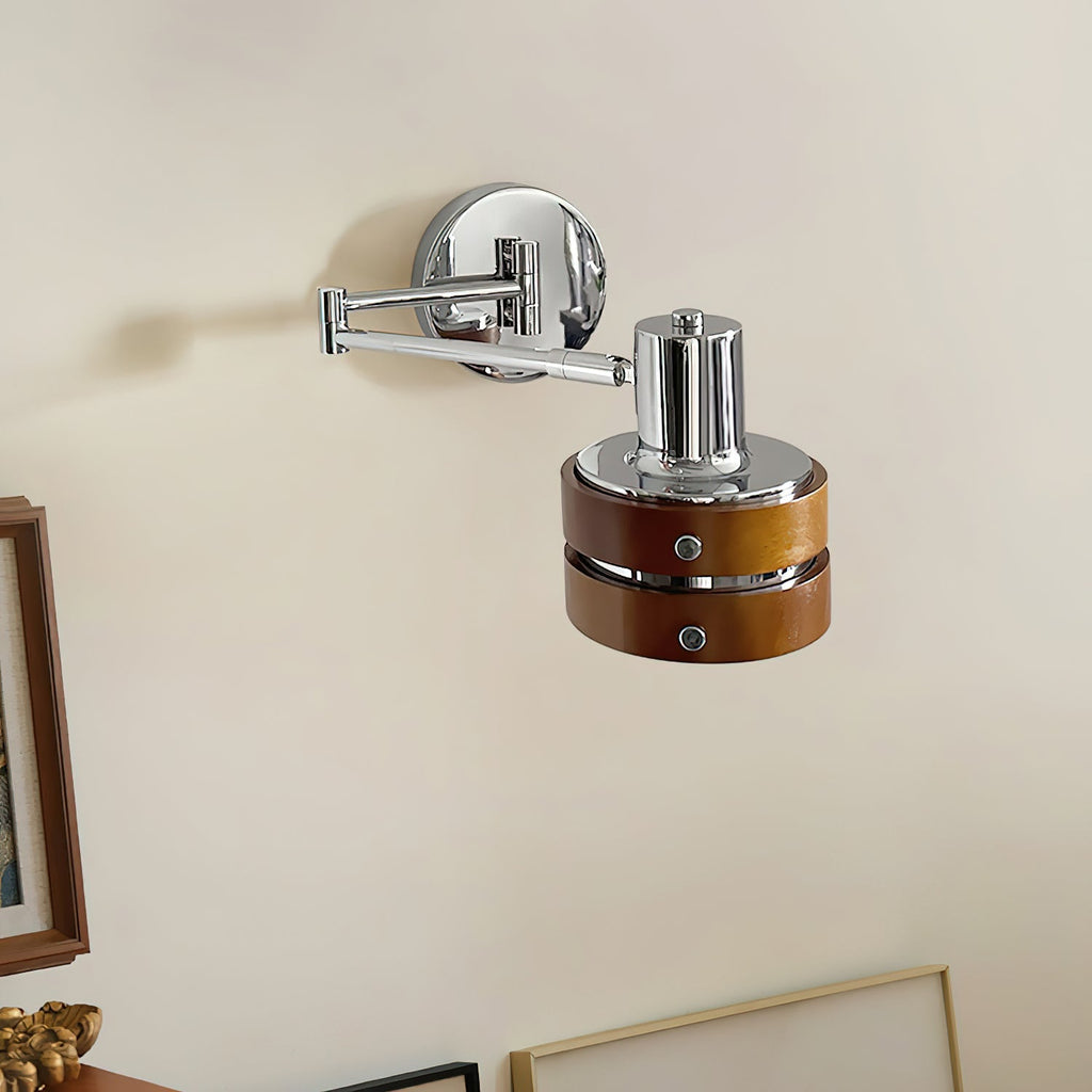 Vardenholm Wood Wall Light-Moonnatur