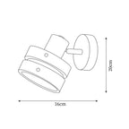 Merrenina Wood Wall Light-Moonnatur