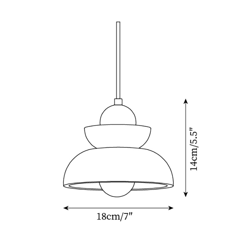 Ambelhill Travertine Pendant Light-Moonnatur