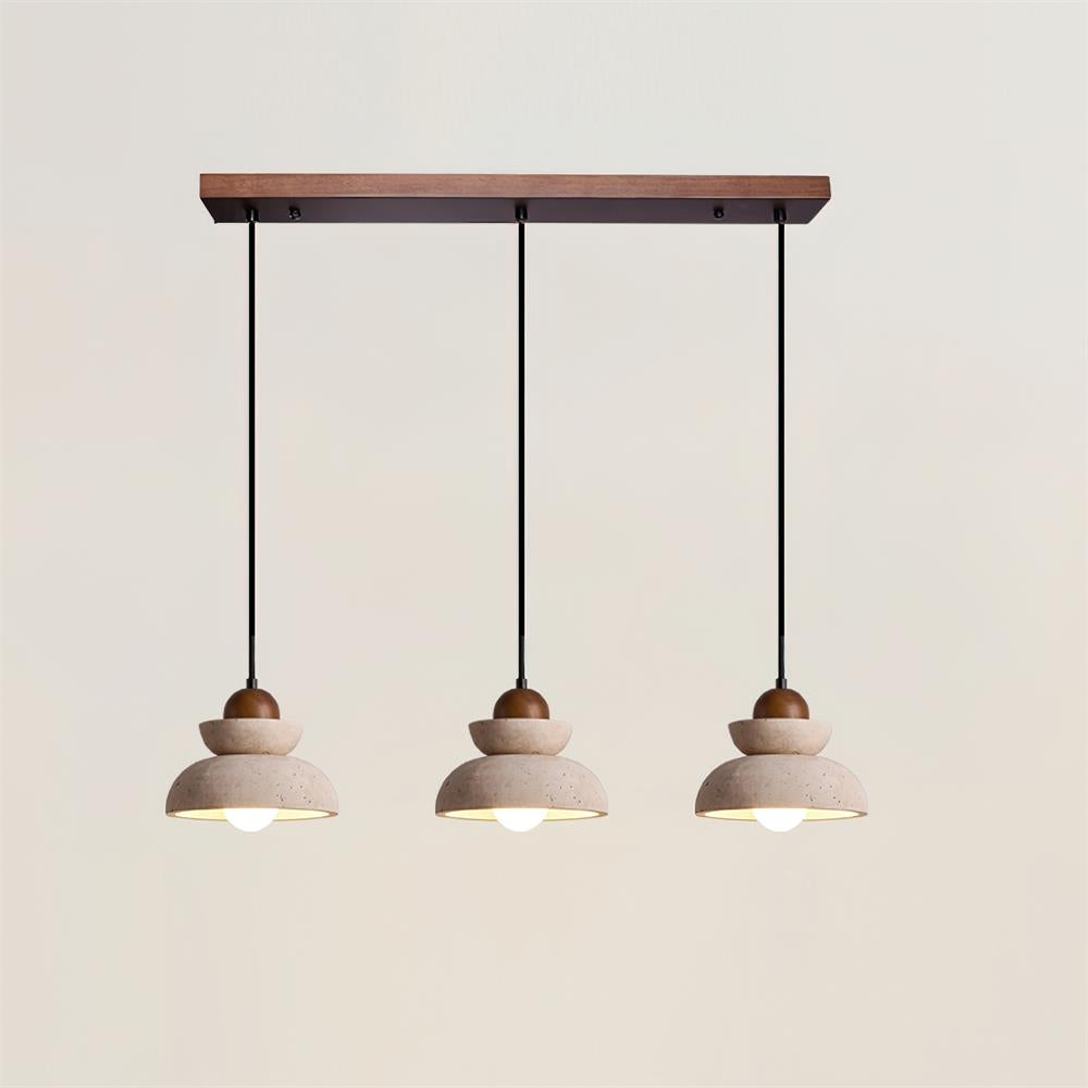 Ambelhill Travertine Pendant Light-Moonnatur