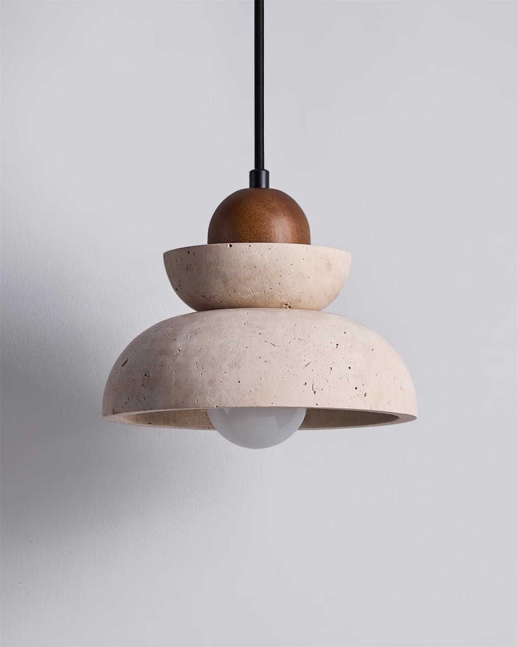 Ambelhill Travertine Pendant Light-Moonnatur