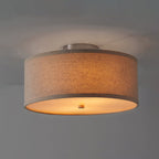 Corvenenna Fabric Ceiling Light-Moonnatur