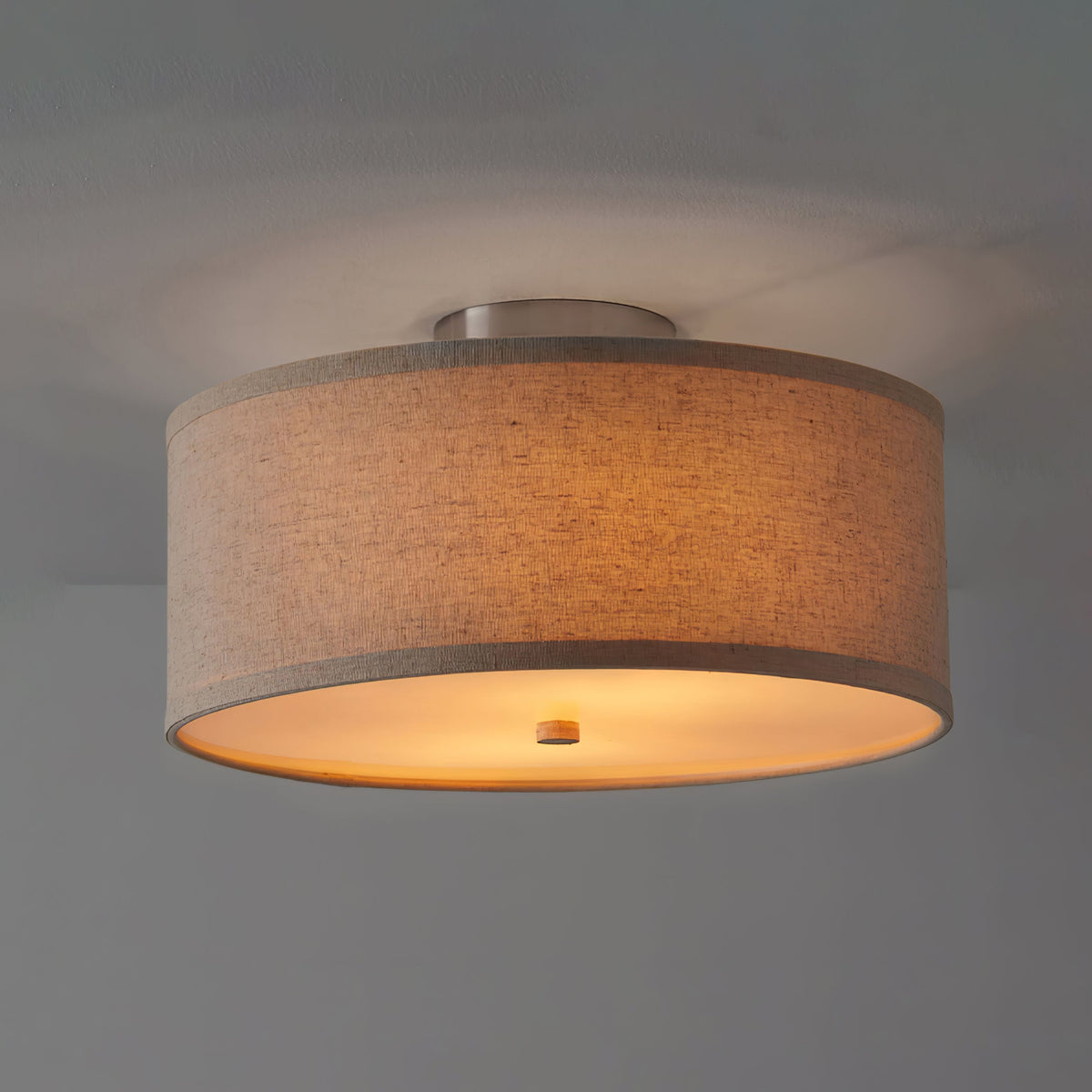 Corvenenna Fabric Ceiling Light-Moonnatur