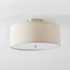 Corvenenna Fabric Ceiling Light-Moonnatur