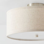 Corvenenna Fabric Ceiling Light-Moonnatur