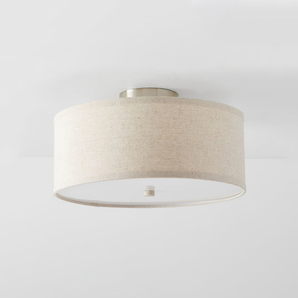 Corvenenna Fabric Ceiling Light-Moonnatur