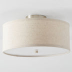 Corvenenna Fabric Ceiling Light-Moonnatur