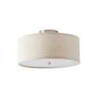 Corvenenna Fabric Ceiling Light-Moonnatur