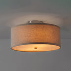 Corvenenna Fabric Ceiling Light-Moonnatur